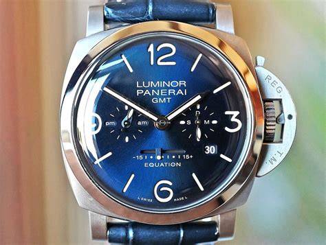 Panerai PAM 670 Luminor Equation of Time Blue Dial Titanium..